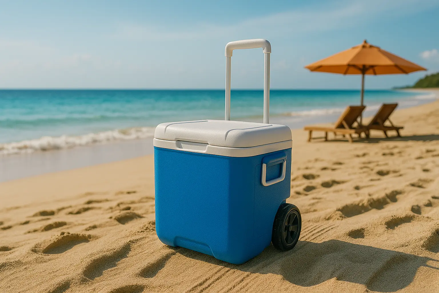 nevera playa con ruedas